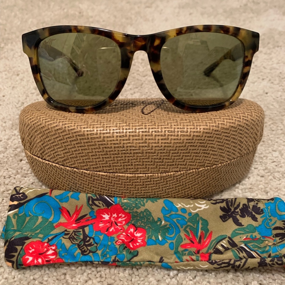 Polarized Maui Jim Tokyo tortoise sunglasses